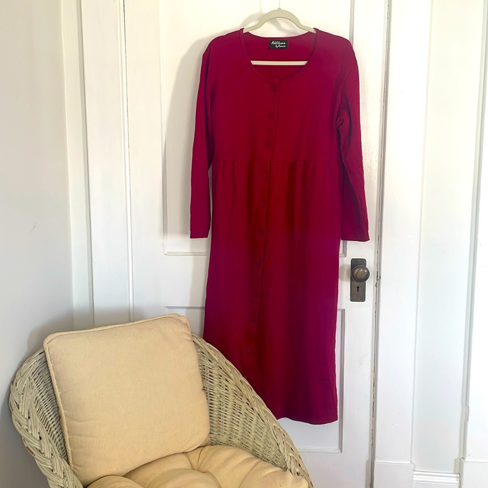 Vintage cottage core maxi dress by Additions by Ronnie